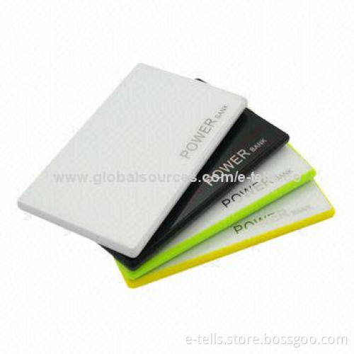Card-shaped Power Banks with Very Slim, Small Size and Mirror Face